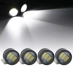 4x LED Motorrad Scheinwerfer Zusatzscheinwerfer Nebelscheinwerfer Tagfahrlicht - Bild 1 von 10