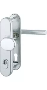 HOPPE Schutzgarnitur Amsterdam 86G/3332ZA/3310/1400 Aluminium F1 92 mm 67-77 mm - Bild 1 von 2