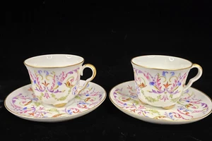 Le Tallec handbemalt Tasse & Untertasse Set - Bild 1 von 21