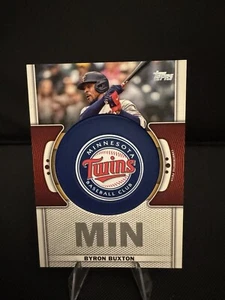 2023 Topps Series 1 - Team Logo Commemorative Patches #TLP-BBX Byron Buxton - Bild 1 von 2