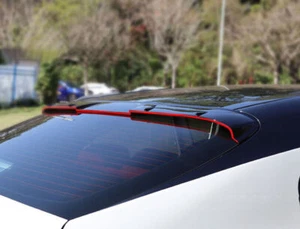 For Toyota Camry 21-2024 Black Red Roof Trunk Spoiler Wing Flap Bar Trim 1PCS H - Foto 1 di 9