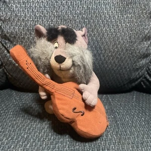 Rare Aristocats Jazz Band Russian cat Disney Store Plush Toy Figure Bass Player - Picture 1 of 9