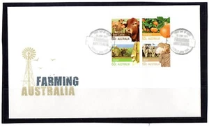 2012 Australia Farming Australia Block Of 4 Stamps First Day Cover, VGC - Bild 1 von 1