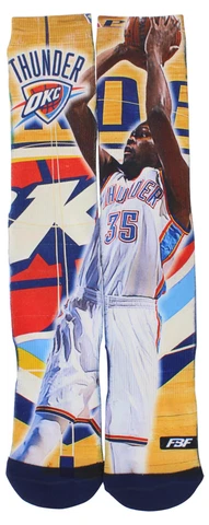 FBF Originals Mens Oklahoma City Thunder Durant Center Court Socks Navy Blue L Cover