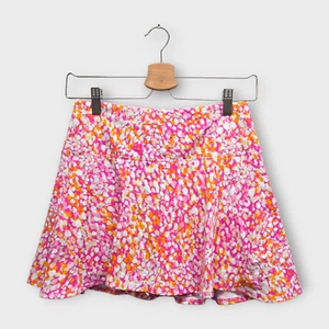 IBKUL Golf Donna Skort Stampa Astratta a Punti (Rosa/Bianco/Arancione) - Small - Foto 1 di 2