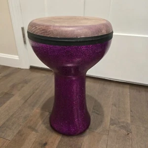 Doumbek de cerámica de Oriente Medio - Rosa 10"x15" - Recubrimiento de cabeza de tambor Remo - Imagen 1 de 16