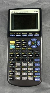 Calculadora gráfica TI-83 Texas Instruments sin cubierta probada funcionando - Imagen 1 de 8