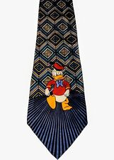 Atlas Design Of Sweden Donald Duck Disney Necktie Multicolor Diamonds Silk Tie