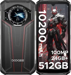 DOOGEE S119 Outdoor Handy Ohne Vertrag 10200mAh 24GB+512GB Android 14 Nachtsicht - Bild 1 von 8