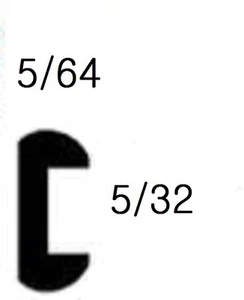 5/64 U Lead Came (6ftx3-18 feet)  lead came (RU100) - Stained Glass Supplies  - Picture 1 of 4