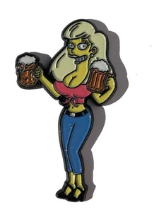 Spilla bavero Simpsons Barmid birra fanciulla divertente sciocco cappello - Foto 1 di 4
