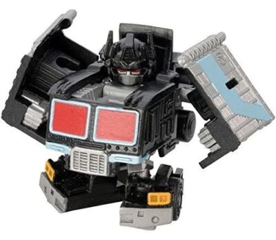 Takara Tomy Q Transformers QT33 Black Convoy Figure from Japan - Image 1 of 2