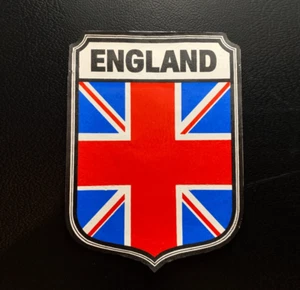 AUTHENTIC GIANT VINTAGE ENGLAND UNION JACK UK IRON ON transfers sticker decal - Picture 1 of 5