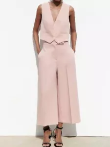 Women Summer 2 pieces sets Vests Coats and Wide Leg Pants Female Two Suit - Picture 1 of 42