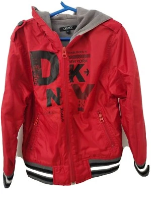 Jaqueta vermelha masculina DKNY tamanho 6 - Imagem 1 de 4