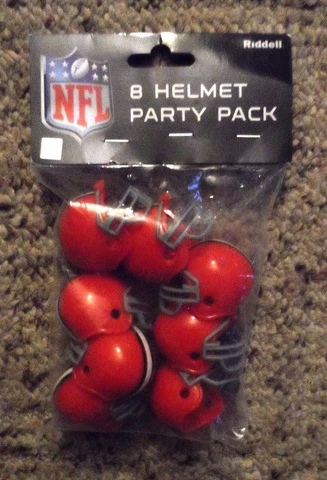 Riddell Cleveland Browns Mini Party Gumball Helmets - Bag of 8 - 1.5" - REDUCED! Cover