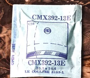 Vintage Jaeger LeCoultre Square Uhr CMX392-13E Ersatzkristall 50er/60er Jahre - Bild 1 von 1