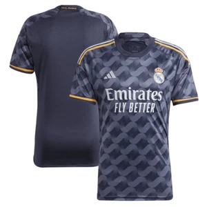 New! Authentic Real Madrid Away Adidas Navy Jersey  2023/24 - Picture 1 of 4
