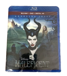 Sealed! Disney Maleficent DVD Blu-ray 2014 Angelina Jolie Sleeping Beauty New! - Foto 1 di 8