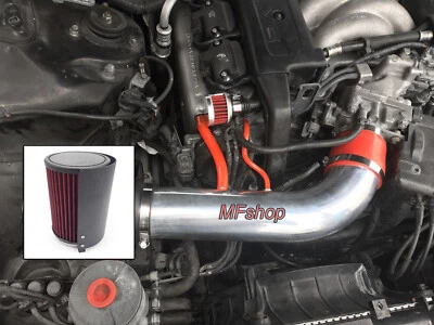 Filtro rojo alto HS para 91-95 Acura Legend 3,2 L V6 kit de admisión de aire sin TCS Foto 1 de 4