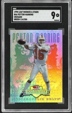 1998 LEAF ROOKIES & STARS #66 PEYTON MANNING Donruss CRUSADE GREEN /250