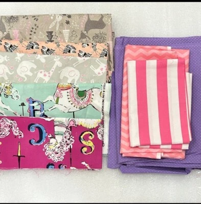 Emma & Mila, Dear Stella Kids Fabric Lot - Image 1 of 4