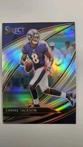 2019 Panini Select Field Level Silver Prizm Lamar Jackson #214 Baltimore Ravens - Picture 1 of 2