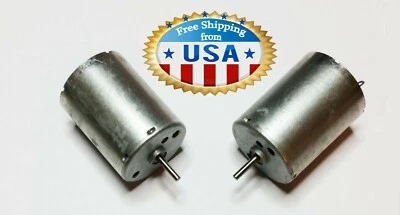 2 X RK-370SD- High Torque Motor, DC (6-24)V 6000 RPM 16mA, Carbon Brush DIY Toy - Image 1 of 4