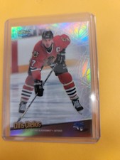 Chris Chelios 1998-99 Topps Finest No Protector Refractor #127 HOF