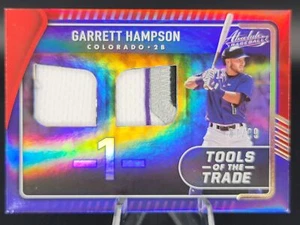 2022 Absolute Tools of the Trade 2 Swatch #TTT2-GH Garrett Hampson - SN99 - Picture 1 of 2