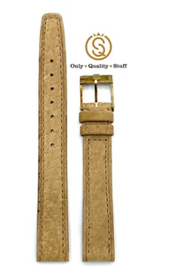Omega Lederarmband Leather Strap Schnalle Buckle Beige 13mm-12mm Original - Bild 1 von 2