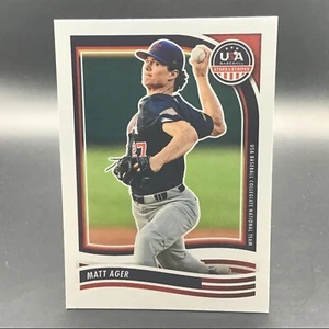 2024 Panini Matt Ager #81 USA Stars & Stripes Collegiate National - Picture 1 of 2