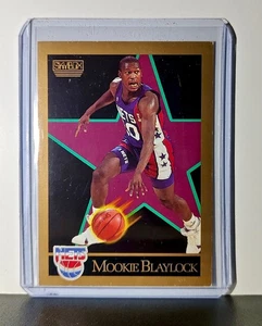 Mookie Blaylock 1990 Skybox NBA #176 Card New York Nets - Bild 1 von 2