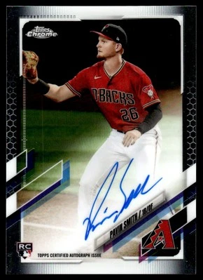 2021 Topps Chrome Rookie Autographs Pavin Smith Rookie Auto Arizona Diamondbacks - Image 1 of 2