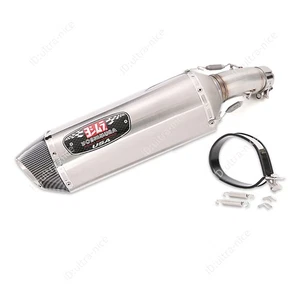 2018-2025 Ninja 500 400 Slip On Exhaust for Kawasaki Z400 Mid Pipe Muffler Tips - Picture 1 of 16