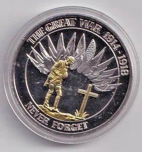 Commerative Medallion in Capsule - WWI - The Battle of Heligoland - No COA - Picture 1 of 2