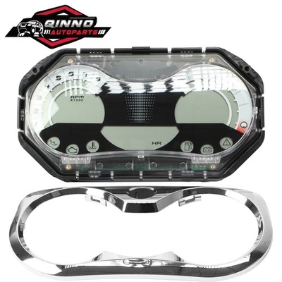 LCD Speedometer Gauge Cluster & Beze for Sea-Doo GTI GTS 130 155 278002273 NEW - Image 1 of 4