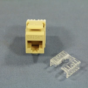 P&S Legrand Ivory Keystone Cat 5e+ Jack Cat5e RJ45 T568A/B Category 5e+ KS58-I - Picture 1 of 6
