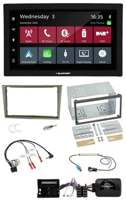 Blaupunkt DAB Bluetooth USB Lenkrad 2DIN Autoradio für Opel Corsa D Astra H Zafi - Bild 1 von 4