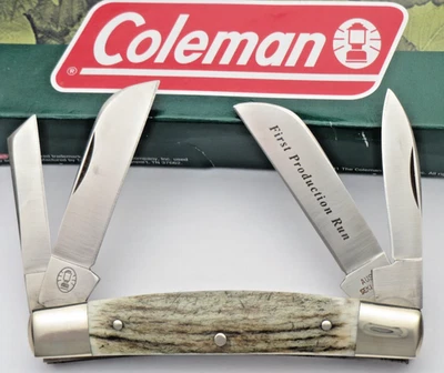 De colección COLEMAN AUS-6 SEKI JAPÓN 4 Hojas Congreso - Asas Ciervo - COMO NUEVO con Caja Foto 1 de 4