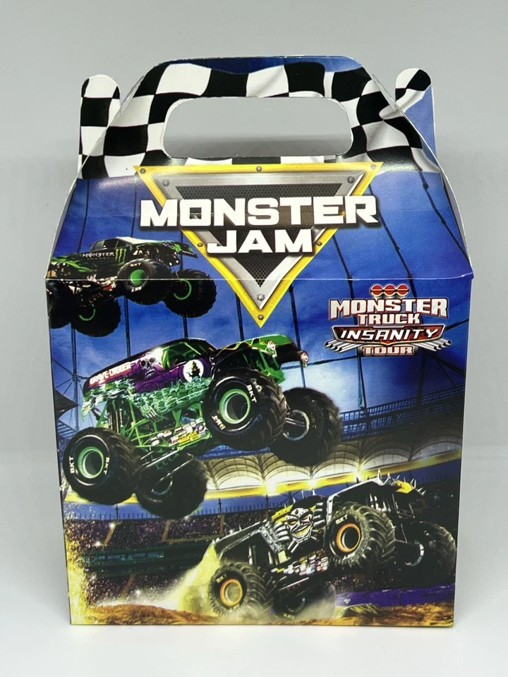 10 ct. Pack - MONSTER JAM Candy Boxes / Paquete con 10 Cajas de MONSTER JAM