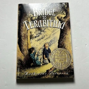 Bridge to Terabithia by Katherine Paterson, HC DJ - Foto 1 di 10