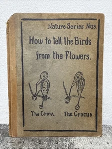 Vintage 1907 How to Tell the Birds from the Flowers R. W. Wood HC Hardcover Book - Picture 1 of 12