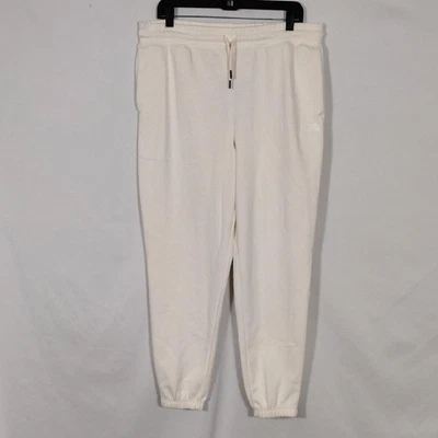 NWT The North Face Half Dome LW Gardenia White Fleece Sweatpants Women's Sz Lrg - Image 1 of 4