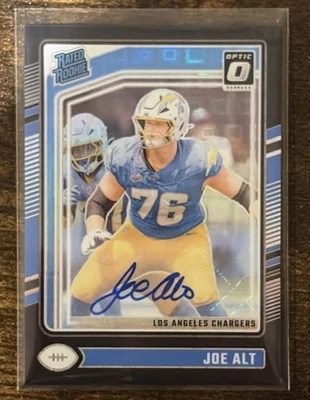 2024 Donruss Optic Joe Alt - Rated Rookie  - Black Pandora Auto /25 - Chargers - Image 1 of 4