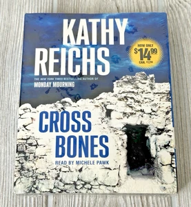 Cross Bones Audiobook CD Kathy Reichs Read by Michele Pawk New Sealed - Picture 1 of 7