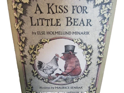 A KISS FOR LITTLE BEAR  Illustrations By Maurice Sendak 1968 Hardcover Vintage - Image 1 of 4