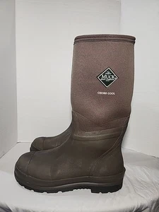 Muck Boot Men's Chore Cool Tall Boots, Brown Size 13 - Picture 1 of 9