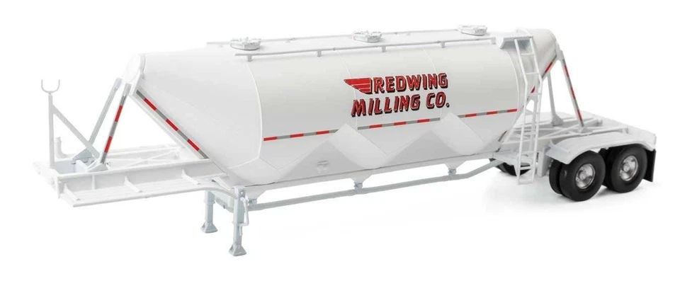HO Scale Walthers SceneMaster 949-2624 Red Wing Milling Dry Bulk Semi Trailer