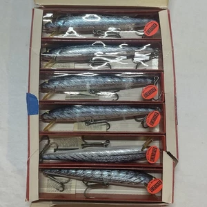 Señuelo de pesca Bill Norman de colección FUNDA COMPLETA Shiner Minnow 4011 caballa 7” 1 oz. - Imagen 1 de 3